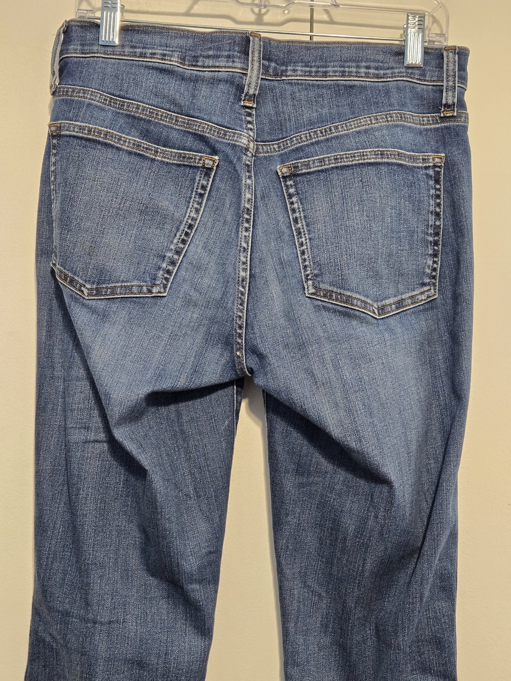 J.Crew Vintage Straight Jeans Womens 28 Button Fly High Rise Raw Hem Denim - Picture 9 of 9